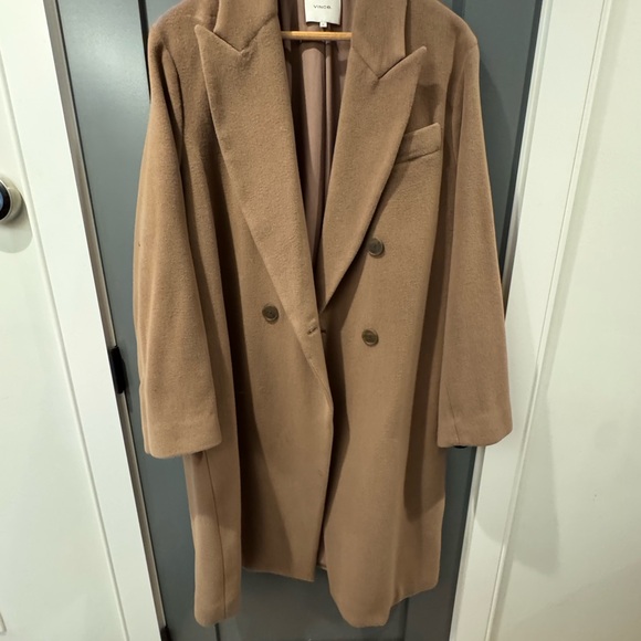 Vince Camel Double-Breasted Trench Coat - Picture 1 of 5